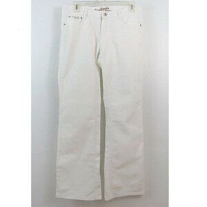 SOUTH POLE Women's Jeans Size 7 (30 x 31 Measured) Boot Cut Ivory EUC